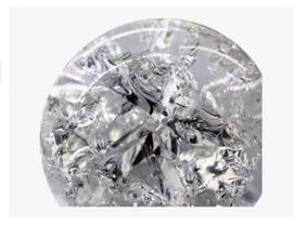 Bolinha De Vidro Bola Para Fonte De Água Esfera Cristal 4 Cm