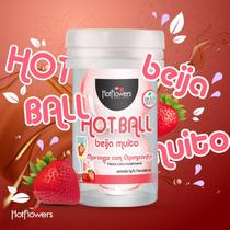 Bolinha funcional morango com champanhe - hot flowers