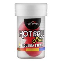 Bolinha Gel Massagem Beijavel Hot Ball Esquenta Esfria Plus Bolinha Gel Massagem Beijavel Hot Ball Esquenta Esfria Plus