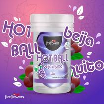 BOLINHA HOT BALL BEIJA MUITO UVA - Lubrificante Intenso BOLINHA HOT BALL BEIJA MUITO UVA - Lubrificante Intenso