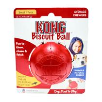 Bolinha para Cachorro Recheável Kong Biscuit Ball Pequena