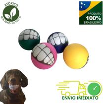 Bolinha pequena com sorriso brinquedo para pets Bolinha pequena com sorriso brinquedo para pets