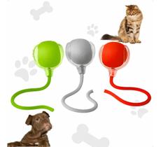 Bolinha Pet Inteligente Giratória Automática Brinquedo Interativo Rolamento Recarregável Gatos Cães