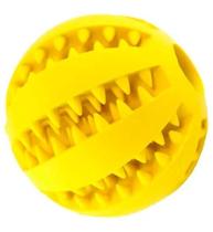 Bolinha Porta Petisco ou Ração Para Cachorro Amarelo Bolinha Porta Petisco ou Ração Para Cachorro Amarelo