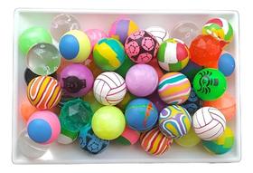 Bolinha Pula Pula 32Mm Premium Mix - Pacote 50 Unidades Bolinha Pula Pula 32Mm Premium Mix - Pacote 50 Unidades