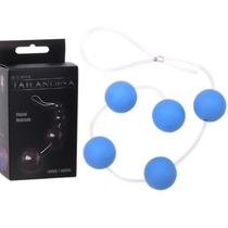 Bolinha Tailandesa 5 Bolinhas Grande 24mm Azuis