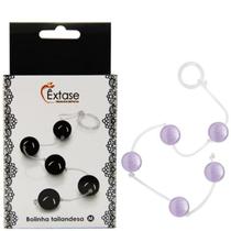 Bolinha Tailandesa Perolizada Lilás 1,8cm 05 Unidades êxtase