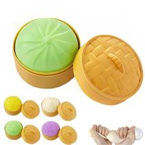 Bolinhas Antiestresse Squishy de Dumpling iWKSGS, Brinquedo Sensorial Bolinhas Antiestresse Squishy de Dumpling iWKSGS, Brinquedo Sensorial