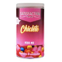 Bolinhas Chiclete Kiss Me Gel de Massagem e Lubrificante Íntimo Produtos Eróticos