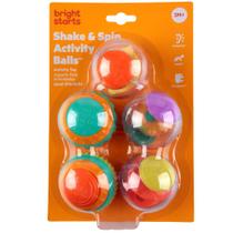 Bolinhas chocalho shake & spin activity balls -bright starts