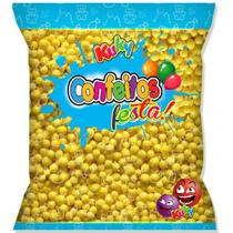 Bolinhas De Açucar Confeito Festa Abacaxi 500g - Kuky Bolinhas De Açucar Confeito Festa Abacaxi 500g - Kuky