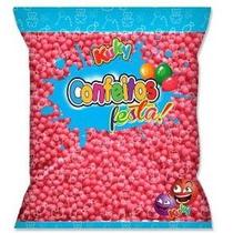 Bolinhas de Açucar Confeito Festa Morango 500g - Kuky Bolinhas de Açucar Confeito Festa Morango 500g - Kuky