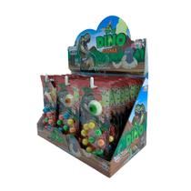 Bolinhas de chiclete Dino goma, Caixa C/ 24 unidades 18g cada Royal Toys
