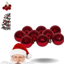Bolinhas de Enfeitar Árvore de Natal 6 cm Decoração natalina Pendurar KIT com 9 unidades Bolinhas de Enfeitar Árvore de Natal 6 cm Decoração natalina Pendurar KIT com 9 unidades