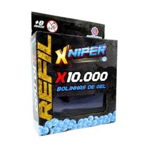 Bolinhas De Gel P/ Arminhas de Brinquedo de (7 À 8mm) 10.000 Bolinhas De Gel P/ Arminhas de Brinquedo de (7 À 8mm) 10.000