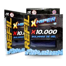 Bolinhas De Gel P/ Arminhas de Brinquedo de (7 À 8mm) 40.000 Bolinhas De Gel P/ Arminhas de Brinquedo de (7 À 8mm) 40.000