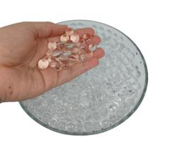Bolinhas de gel transparentes incolor que crescem na água para hidratar decorar vasos plantas 12gr 2.000