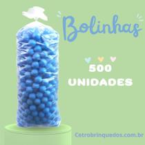 Bolinhas De Piscina 500 Unidades Azul - Cetro Brinquedos