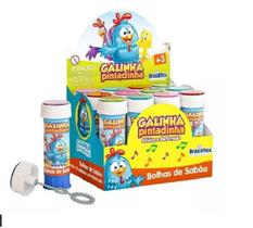 Bolinhas De Sabão Galinha Pintadinha Caixa Com 12 Unidades