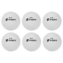 Bolinhas de Tênis de Mesa 2 Estrelas Pack com 6 Bolas Fort