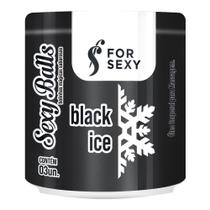 Bolinhas explosivas black ice para sexo oral fica + gostoso