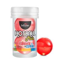 Bolinhas explosivas hot ball plus esquenta e esfria hot flowers 2un