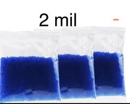 Bolinhas gel 2 mil, leve facil, azul desidratada alta qualidade