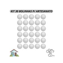 Bolinhas Isopor Maciça 25mm Artesanato Quantidade A Escolher