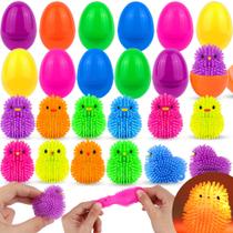 Bolinhas LED Puffer Balls recheadas com ovos de páscoa, 12 pacotes para crianças Bolinhas LED Puffer Balls recheadas com ovos de páscoa, 12 pacotes para crianças
