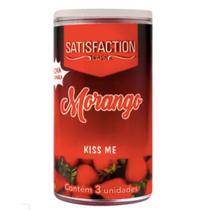 Bolinhas Morango Kiss Me Gel de Massagem e Lubrificante Íntimo Produtos Eróticos