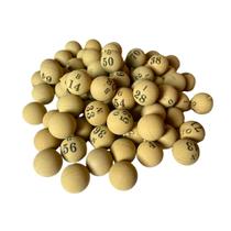 Bolinhas Numeradas 1 A 75 Plásticas 16 MM Para Jogo N1