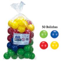 Bolinhas para Piscina Barraca Casinha Festa saco com 50 unidades Coloridas