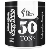 Bolinhas sexy balls beijavel 50 tons com 3 unidades for sexy - For sexy