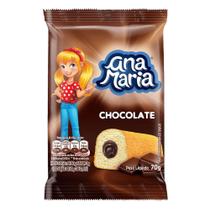 Bolinho Baunilha Recheio Sabor Chocolate Ana Maria 70g