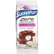 Bolinho de Chocolate com Recheio de Baunilha Zero Açúcar Suavipan 40g