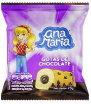 Bolinho De Gotas De Chocolate 70G Ana Maria