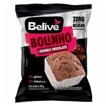 Bolinho Double Chocolate Zero Açúcar Belive 40g