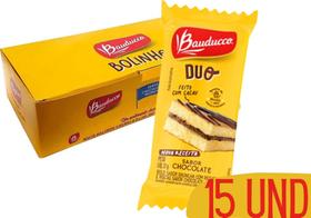 Bolinho Duo Chocolate Bauducco 27G - 15 Unidades