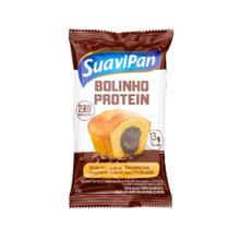 Bolinho Protein SuaviPan 13g de Proteína Sabor Baunilha e Recheio Sabor Chocolate 55g