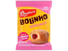 Bolinho Recheado Baunilha e Morango Bauducco - Duplo 40g Bolinho Recheado Baunilha e Morango Bauducco - Duplo 40g
