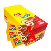 Bolinho Roll Rocambole Chocolate Bauducco 15unid 34G - 510g