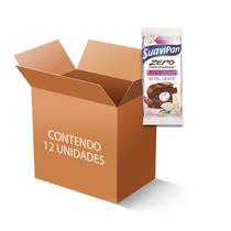 Bolinho Suavipan Zero Açúcar Chocolate Recheado Com Baunilha Contendo 12 Unidades De 40g Cada