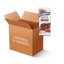 Bolinho Suavipan Zero Açúcar Chocolate Recheado Com Chocolate Contendo 12 Unidades De 40g Cada