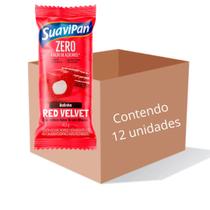 Bolinho Suavipan Zero Açúcar Red Velvet contendo 12 unidades de 40g cada