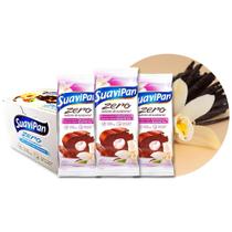 Bolinho zero recheado chocolate c baunilha display 12x40g