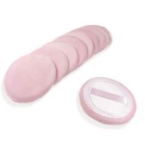Bolinhos de maquiagem cosmética de algodão Powder Puff LOOKSEVEN, 10 unidades Bolinhos de maquiagem cosmética de algodão Powder Puff LOOKSEVEN, 10 unidades