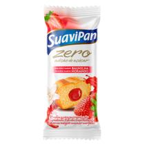 Bolinhos SuaviPan Sabor Baunilha com Recheio de Morango Zero Açúcar 40g