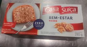 Bolo Bem Estar Nozes Zero Açucar Casa Suiça 280g