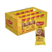 Bolo Bolinho Bauducco Roll Baunilha Chocolate Caixa 15un 34g Bolo Bolinho Bauducco Roll Baunilha Chocolate Caixa 15un 34g