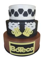 Bolo Cenográfico Boteco Pub Aniversário Festa Decoração Night Club Bolo Cenográfico Boteco Pub Aniversário Festa Decoração Night Club